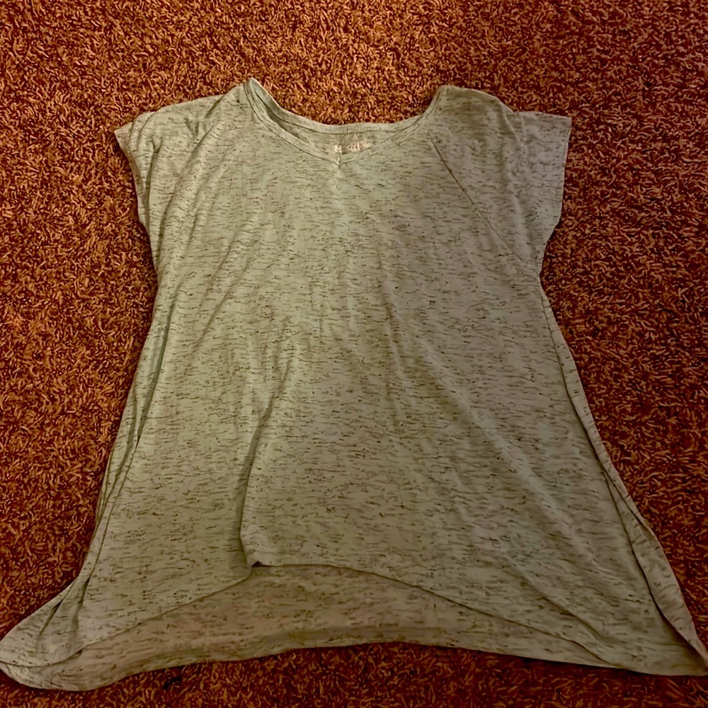 Teal blue shirt size youth 14